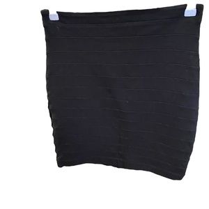 Express tiered Black Pencil skirt Women's 6